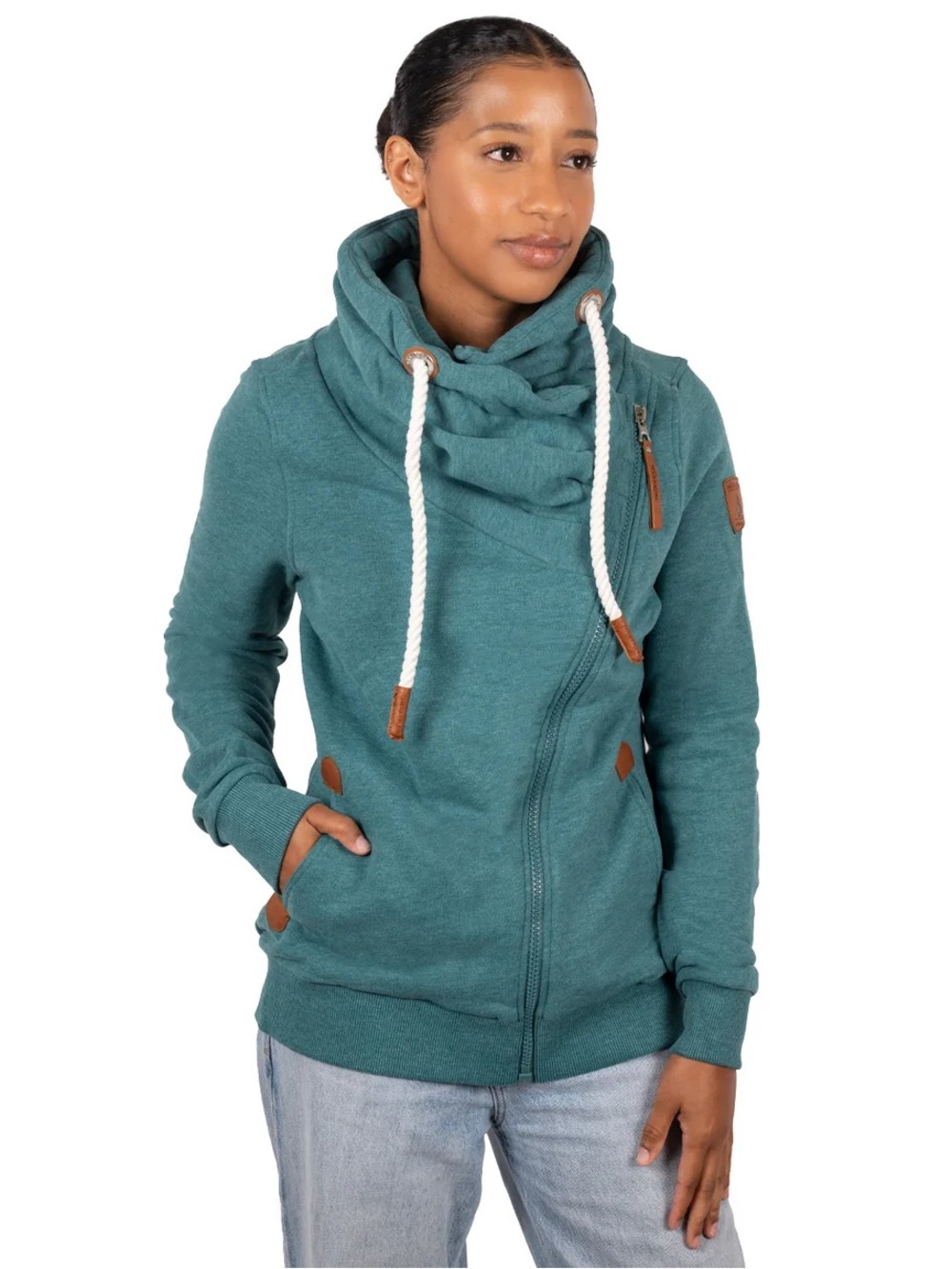 Naketano Poets Choice Assymetric Sweatshirt, size M